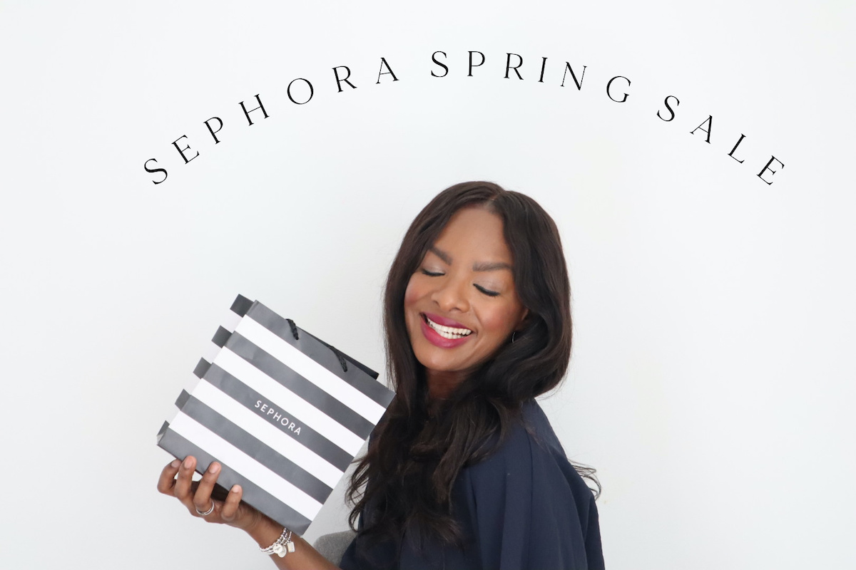 Sharifa Samora Sephora bag