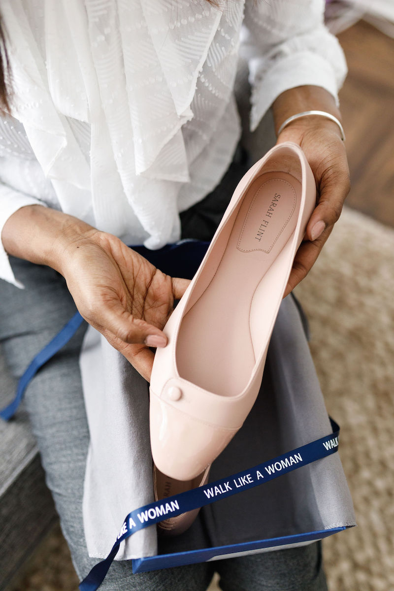 Sarah Flint Sachetto Ballet Flat petal nappa